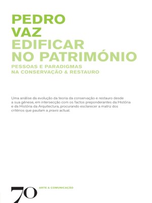 cover image of Edificar no Património